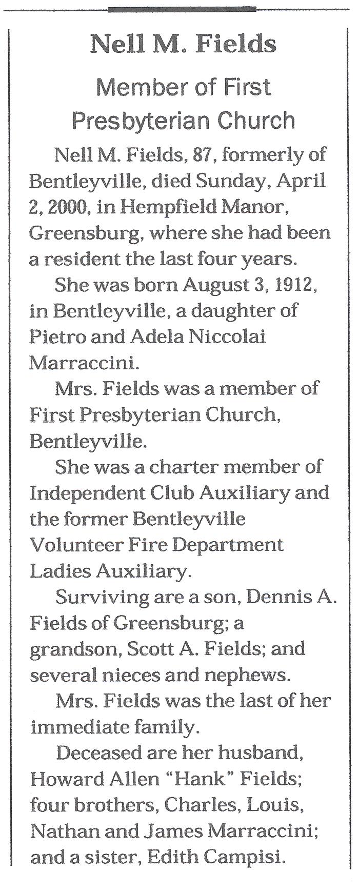 Nell M. Fields